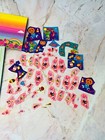 Lisa Frank Vintage Lot   envelopes   postalette   stickers   kaleidoscopes