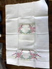 Vtg Hand Embroidered Cotton Pillow Cases  4 Sets All Usa Made   Very Good Cond 
