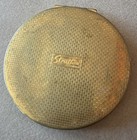 Vintage Stratton England Powder Compact  Delicate Floral Bouquet With Gold