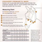 Cashel Standard Fly Mask Warmblood Horse With Covers Ears   Nose Sun Protection