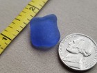 Genuine Beach Sea Glass Surf Tumbled Cornflower Light Blue Medium Frosted V2