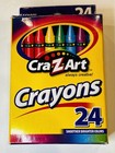 2 Boxes Of 24-count Crayons     Cra-z-art   Roseart     New    Great Buy 