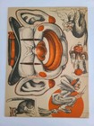 Vintage Halloween Party Book 1950s 1951 Paper Toy Uncut Mask Skinless Franks Ad