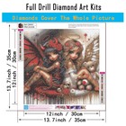 Gothic Angel And Devil Diamond Painting Kits For Adults full Drill Diamond Art K