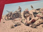 Wwii Ww2 German Soldiers Motorcycle Laying Military Poster Print 13 By 19 