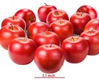 Motbach Artificial Apples  12pcs Artificial Fruits  Faux Apples Foam Plastic