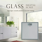 Digital Glass Bathroom Scale Gray silver - Taylor