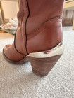 Vintage New Set Silver Western Cowboy Boot Tip heel Guard Mexico Heritage