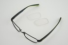 Good  Nike 8168 Live Free 010 53-17-140 Matte Black Green Eyeglasses