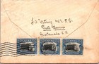 Guatemala 1910 s Postal Cover Mult Franked Via New York Addr Germany Postmark