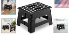 Sturdy 8 Inch Folding Step Stool - Lightweight And Easy To Store Modern Design