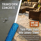 The  original Designed  Weathered Flagstone Concrete Stamping Texture Roller And