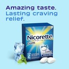 Nicorette 2mg Nicotine Gum To Help Quit Smoking - White Ice Mint Flavored Stop