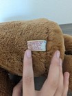 Vintage Dakin Brown Teddy Bear Red Bow Plush Stuffed Animal 19  Toy Usa - B14