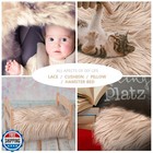 Tatuo 4 Pcs Faux Fur For Craft 10 X 10 Inch Fur Fabric Square Sha