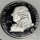 1974 Us President John Adams 200 First Continental Congress Silver Medal I58843