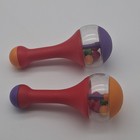 Vintage Little Tikes Baby Rattle Maracas Musical Instrument Shaker Toddler