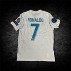 Nwt Ronaldo  7 Real Madrid 2018 Final Ucl Short Sleeve Retro Soccer Jersey Men
