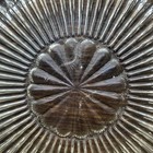 Vtg Clear Cut Glass Crystal Ashtray Round Mcm Cigar Ashtray See Photos For Color