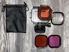 Gopro Hero 8 Protective Waterproof Housing Case With Underwater Diving Filters