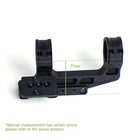 Tactical Fast Lpvo Scope Mount 30mm Ring Metal Sight Base 20mm Picatinny Rail Us