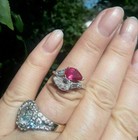 Antique Ring 14k White Gold Finish 4 20ct Lab-created Diamond Engagement Ring
