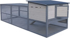 122  Deluxe Large Solid Wood Chicken Coop Backyard Hen House Nesting Box   Run 