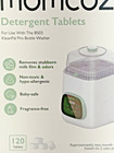 Momcozy Auto Bottle Washer Detergent Tablets 120-count Exp  7 27 Fast Shipping