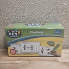 Power Pen Learning Cards  Math Fractions  grades 2-4  New 