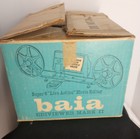Vtg Baia Super 8 Mark Ii Movie Editor Lighted Reviewer Original Box  Bulb  As Is