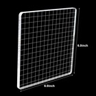 Large Stamp Blocks 6 Inch Acrylic Clear Stamping Blocks Tools With Grid Lines   