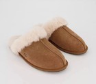 New Women s 100  Ugg Brand Chestnut Brown Scuffette Ii Slippers Shoes 1106872