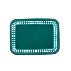 Tablecraft 1077fg Grande Forest Green Platter Basket - Dozen