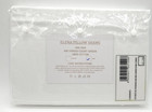Frette Elena King Pillow Shams 400 Thread 100  Cotton White New 2 Shams In Set
