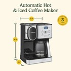 Cuisinart 12 Cup Coffee Maker Glass Carafe Automatic Hot   Iced Coffee Brewer
