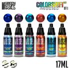 Chameleon Acrylic Paint Set 1 - Colorshift  Airbrush Brush