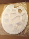1 Oval Artist Plastic Palette Oil Acrylic Watercolor Paints 10 Sections Plastic