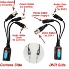 4x Twisted Pairs Power Video Data Audio 8mp Balun For Cctv Dvr Tru Cat6 Bnc Rj45
