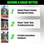 Swingrail Swing Trainer   Speed Training Bat   6 Balls