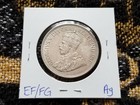 Cyprus 45 Piastres 1928 Silver Circulated High Grade