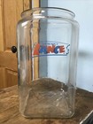Vintage Lance Counter Jar Large 13    Crackers Cookies  no Lid  Heavy Glass