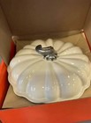 New Wbox Le Creuset Cast Iron 4 Qt Pumpkin Cocotte Dutch Oven Meringue France 24