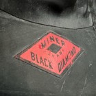 Vtg 50s Black Diamond 7002 Canadian Miner Hat Shaft Sinkers Rubber Waterproof