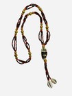 Collar Mazo De Muerto Eggun Oya 3 Hilos Ifa Santeria Yoruba Skull Necklace