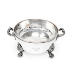 Old Sheffield Plate Souffle Dish With Liner  Early 19th C