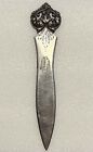 English Antique Letter Envelope Opener Sterling Silver Hallmarked 800 Elegant 
