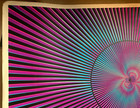 Spiral Zonk Vintage 1970 s Headshop Blacklight Poster By Aa Sales -nice 