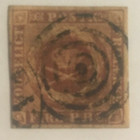 Denmark Stamps   Scott 2   4   7   Used 1851 - 1863   5726