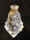 Czechoslovakia Jeweled Perfume Bottle W  Ballerina Stopper