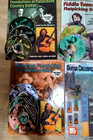 Six Flatpicking Fiddle Irish Acoustic Guitar Instruction Tab Books With Cd s